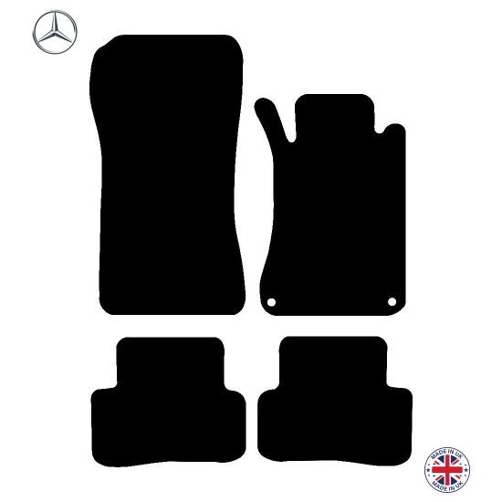 Mercedes C Class Coupe 2001-2007 Car Floor Mat Set