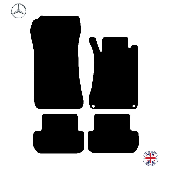 Mercedes CLK W209 2003-2010 Car Floor Mat Set