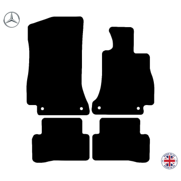 Mercedes C Class W205 S205 2015-2021 Car Floor Mat Set