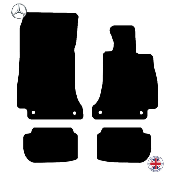 Mercedes E Class W220D W207 C238 CoupeCabriolet 2017-2024 Car Floor Mat Set