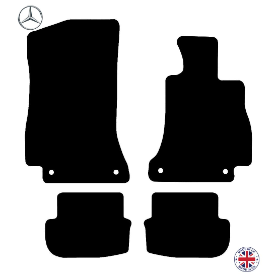Mercedes C Class Coupe Cabriolet C205 2016-2024 Car Floor Mat Set