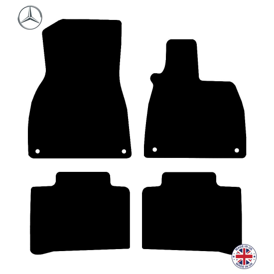Mercedes EQS 2019-2024 Car Floor Mat Set