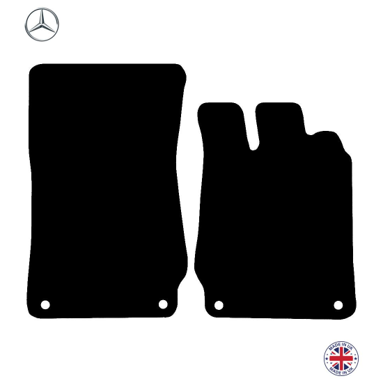 Mercedes SL350 WDV230 SL55 Kompressor 2002-2011 Car Floor Mat Set