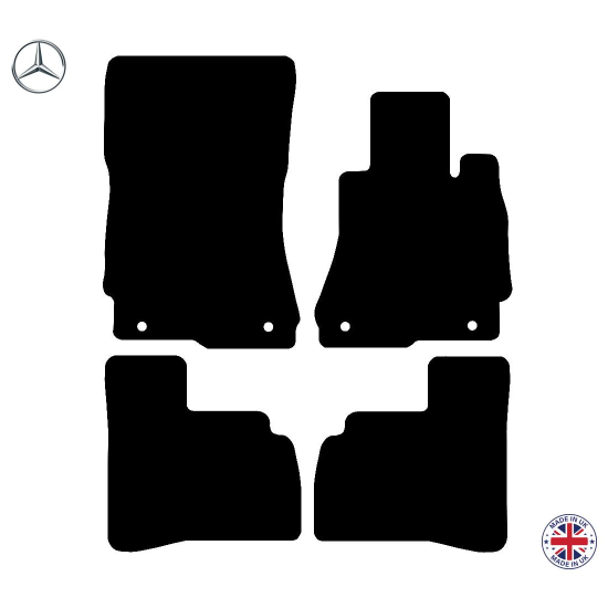 Mercedes S Class SWB 2006-2012 Car Floor Mat Set